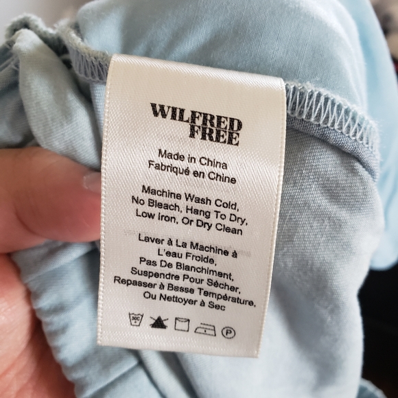 ARITZIA WILFRED FREE Light Indigo Luping Pants - Picture 7 of 8